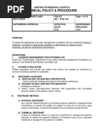 Guidelines for Patient Restraint Care | PDF | Nursing | Joint Commission