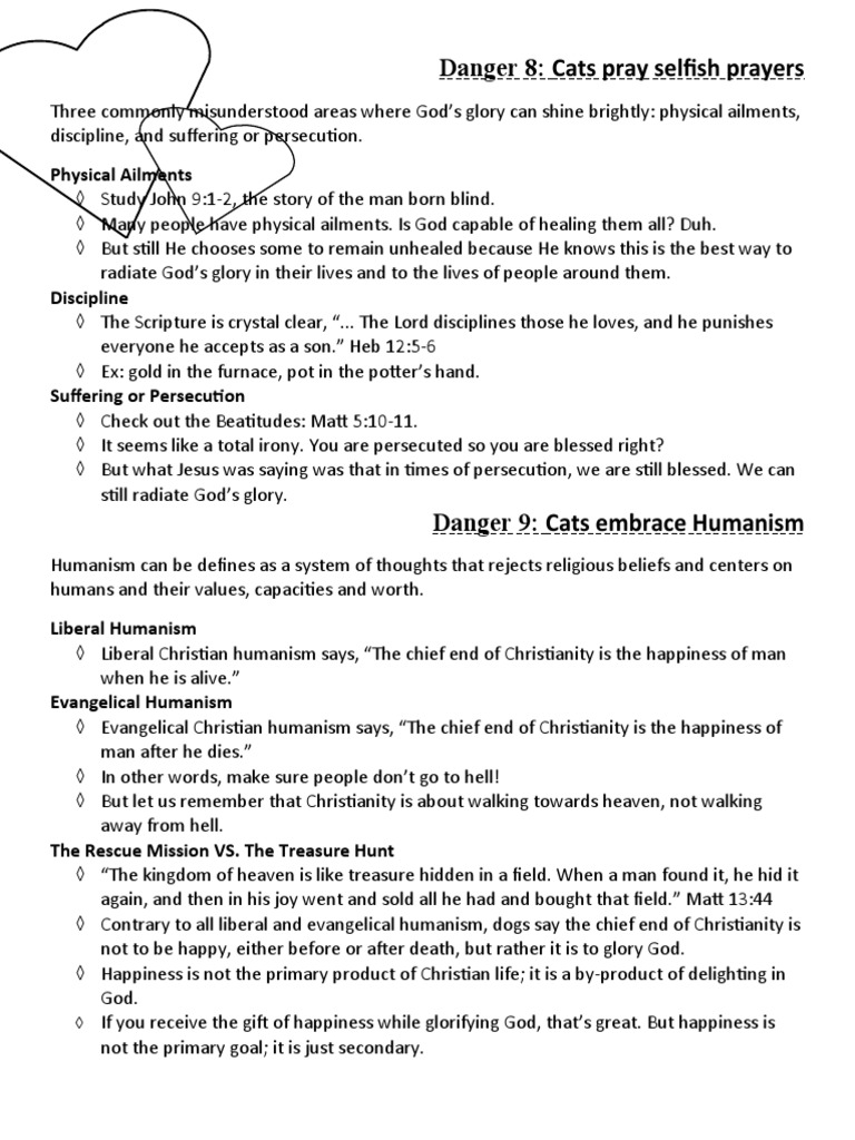 Cat and Dog Theology CH 10, 11 PDF