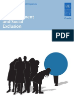 Poverty, Unemployment and Social Exclusion