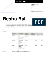 Reshu CV