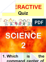 Interactive Quiz - SCIENCE 2