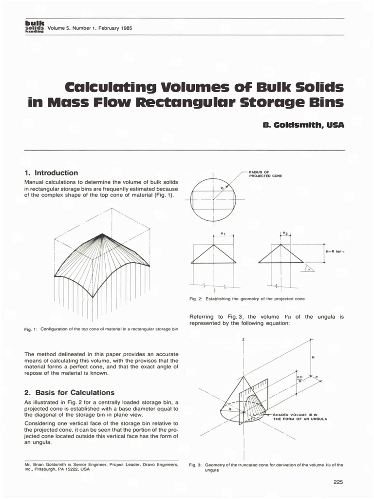 Calculating Volume in Storage Bins | PDF | Volume | Shape