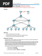 6.3.1.2 Packet Tracer - Layer 2 Security