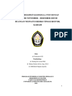 Prevalensi Klebsiella Pneumoniae Nov Des Di Ruangan PBRT RSDK