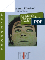 Leseprobe Björn Weier - Et is zum heulen