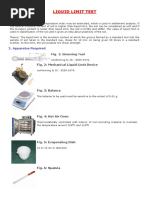 Liquid Limit Test