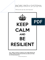 Warriors Path Systema - Keep Calm and Be Resilient October - 2014a