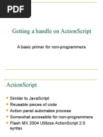 Getting A Handle On Actionscript: A Basic Primer For Non-Programmers