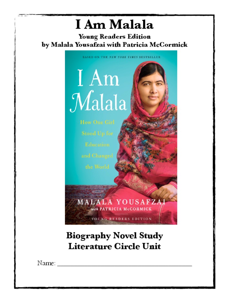 I Am Malala Young Readers Edition Activities PDF Malala Yousafzai