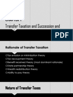 Chapter 1 - Succession and Transfer Taxes