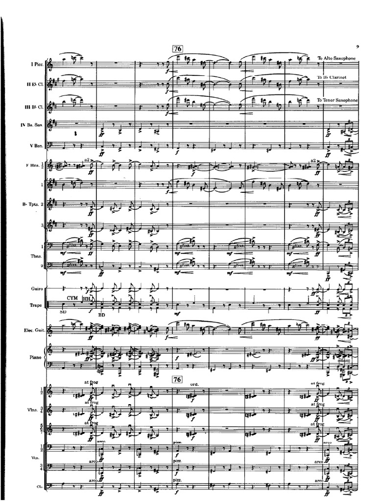 West Side Story Complete Orchestral Score 15 | PDF