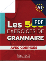 Les 500 Exercices de Grammaire A1