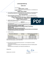 Trockenbauspachtel - Leistungserklrung N. DIN EN 13279-1