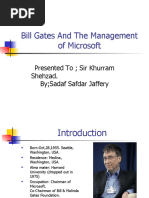 Download PresentationpptBill Gates  the Management of MS by Sidra Jaffery SN44587689 doc pdf