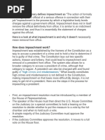 Impeachment and Election Process Us History Css