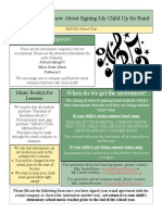 Band Lesson Info Sheet 20-21 1st Page