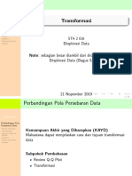 EDA - 7 - Tranformasi Untuk Memperbaiki Kenormalan Data PDF