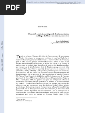 Autoritariat Et Democratisation Controverses Sphere Publique