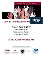 MeToo CLE Packet RS PDF