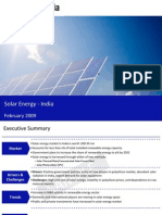 Solar Energy - India: February 2009