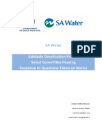 01 - SA Water - 15 Mar 11 - Marked Answers To Questions On Notice