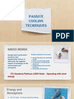 Passive Cooling Techniques in ITC 