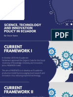 Science, Technology and Innovation Policy in Ecuador - Scribd