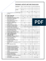 OPTIMIZING  FOR SCHOOL ACTIVITY CHART