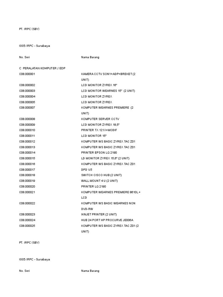 Kkoat Dat MRB Sby1 PDF Office Equipment Manufactured Goods