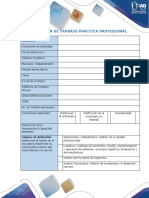 Anexo 1 Formato plan de trabajo practica profesional