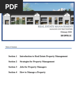 real estate property management