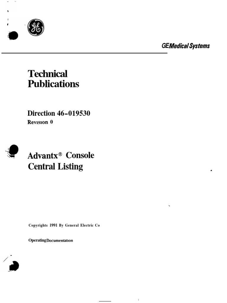 Advantx Console Central Listings | PDF | X Ray | Electrical Engineering