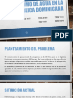 Consumo de Agua en La Republica Dominicana