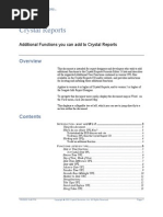 Additional Functions You Can Add To Crystal Reports