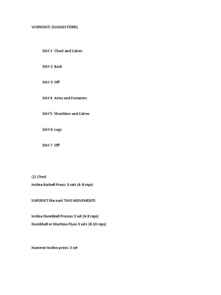 Female Workout Plan PDF