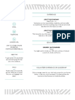 Microsoft CV Resume Template 12