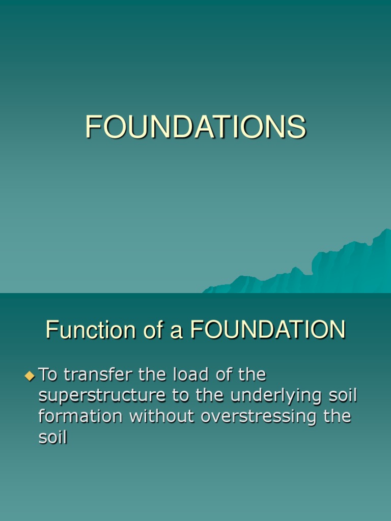 Safe Foundation Design Principles | PDF | Solid Mechanics ...