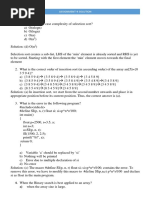 Assignment-9 Solution July 2019