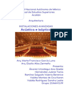 Análisis acústico y de iluminación de un auditorio