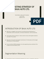 Marketing Strategy of Bajaj Auto LTD