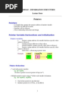 Pointers: Comp2115 - Information Structures Lecture Notes