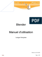 Blender. Manuel D'utilisation. Langue Française
