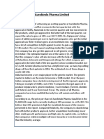 Aurobindo Pharma Final Report PDF