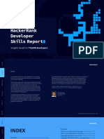 HackerRank 2020 Developer Skills Report PDF