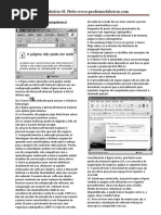 Lista de exercícios - Internet e Navegadores II