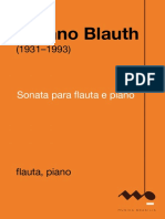 Blauth - Sonata T5 For Flute and Piano