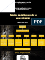 Teorías Sociológicas de La Comunicación