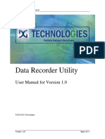 Data Recorder Manual PDF