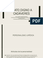 Trato Digno A Cadáveres