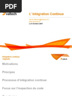 Principes de l'integration Continue